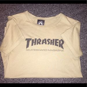 Army Green Ladies Thrasher Tee